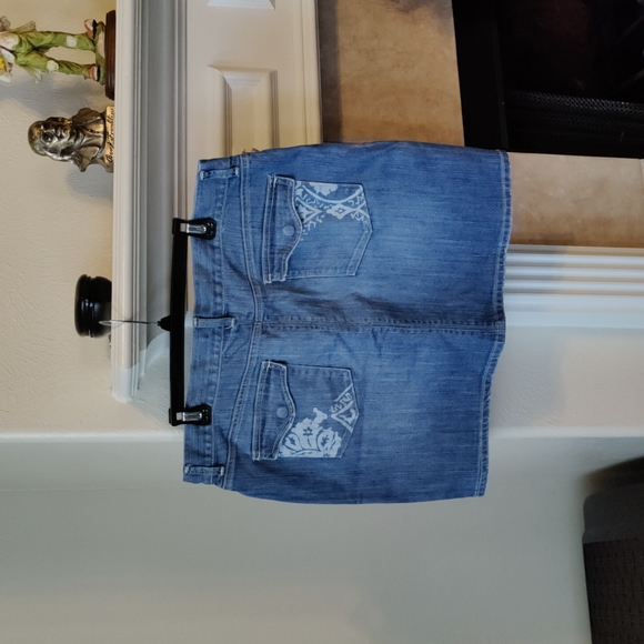 New York & Co. Jean  Skirt Size 16 - Picture 5 of 7